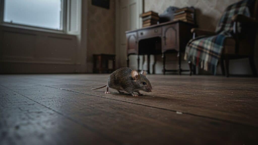 Mice activity in a glasgow home